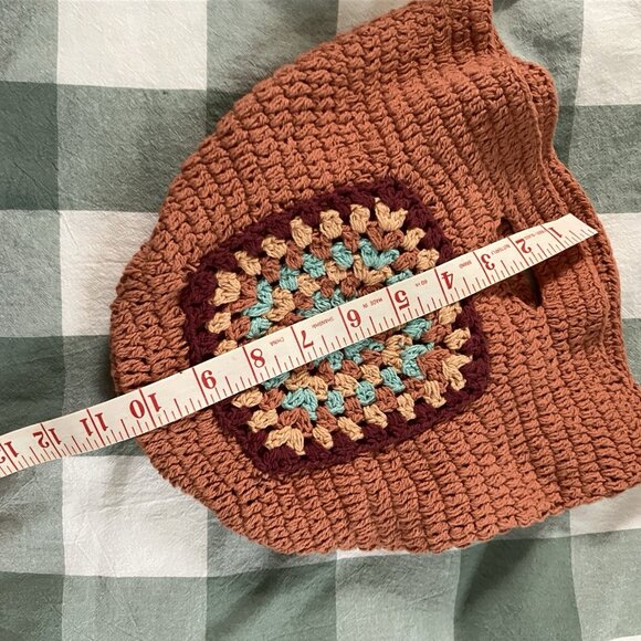 NWT Free People Cali Clutch Bag Crochet Granny Square Hippie Boho Handbag Purse - Picture 12 of 13